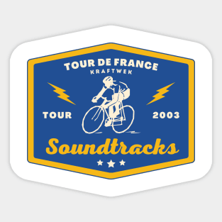 Kraftwerk - Tour De France // Original Logo Fan Art Style Sticker